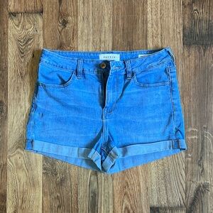 PacSun Super Stretch Shorty Denim Shorts